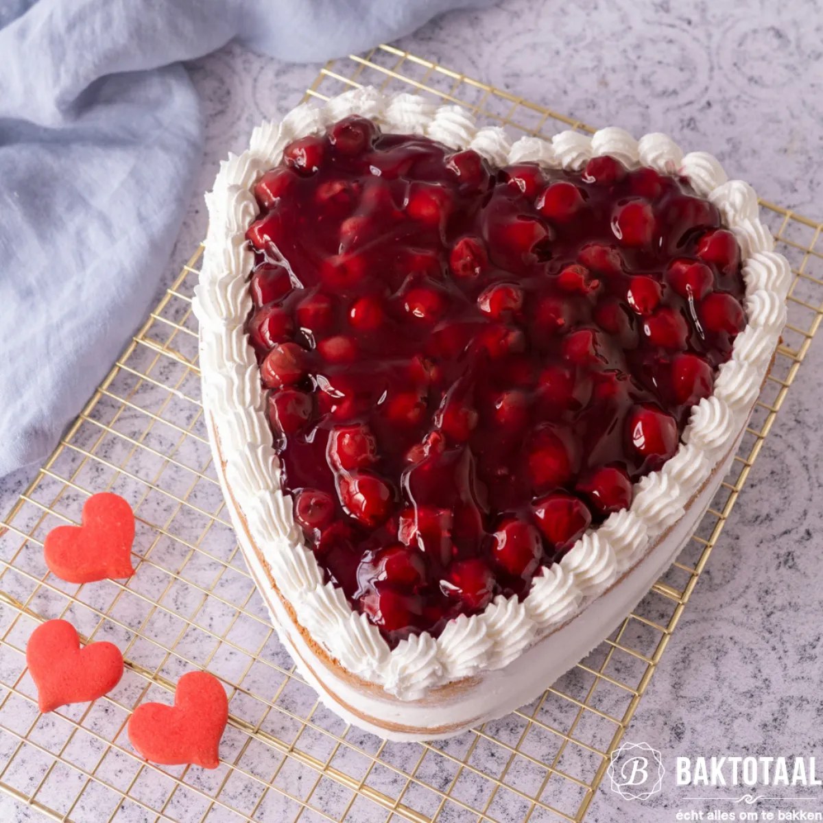 New PME Taartpan vorm Hart 25 x 5 cm