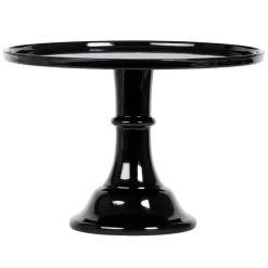 Best Overig Taartplateau Zwart Melamine Ø30x20cm