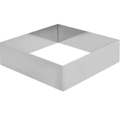 Clearance Overig Taartring RVS Vierkant 18x18x5cm