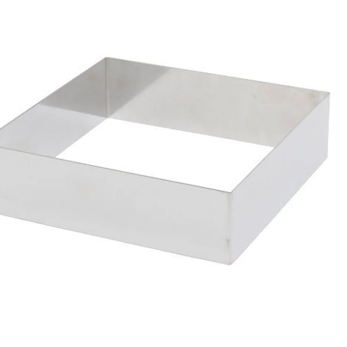 Clearance Overig Taartring RVS Vierkant 20x20x5cm