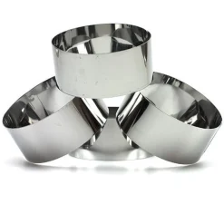 Clearance Overig Taartring Ø10x4,5cm (set/4)