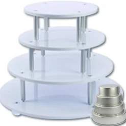 Sale Overig Taartstandaard Stapel Rond 4 etages
