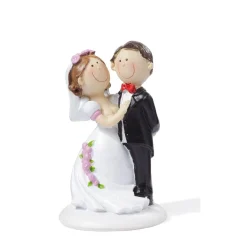 Sale Overig Taarttopper Bruidspaar Komisch Polystone 9cm