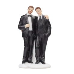 Sale Overig Taarttopper Bruidspaar Mannen Polystone 11,5cm
