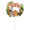 Sale Overig Taarttopper Jungle Dieren Happy Birthday