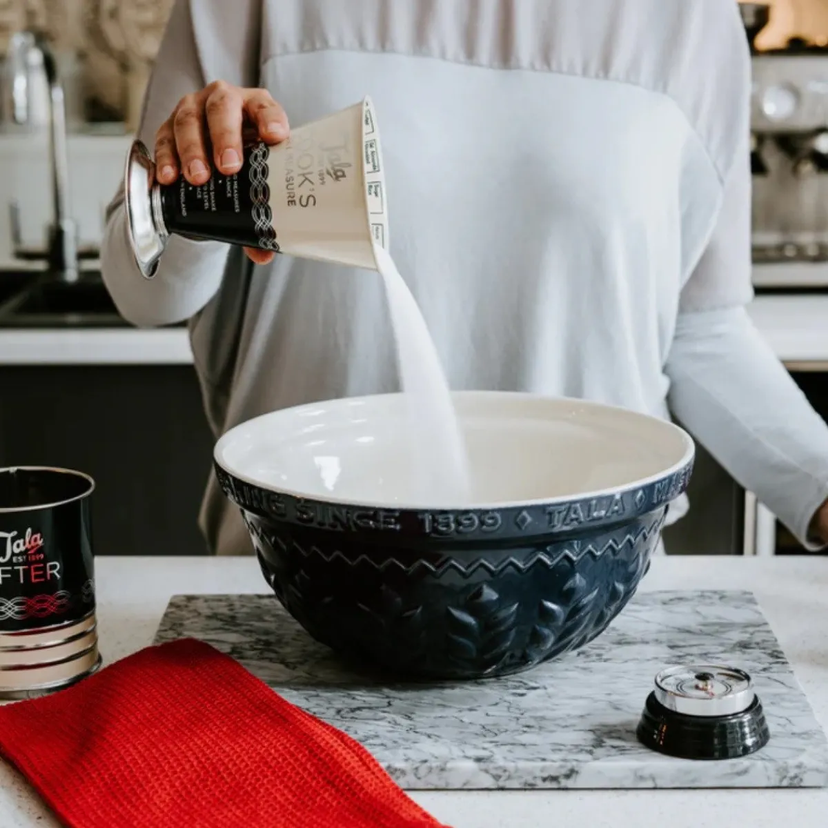 Online Tala Beslagkom Keramiek Donkerblauw Ø30cm