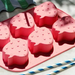Hot Tala Siliconen IJsblokjesvorm Aardbei (6)