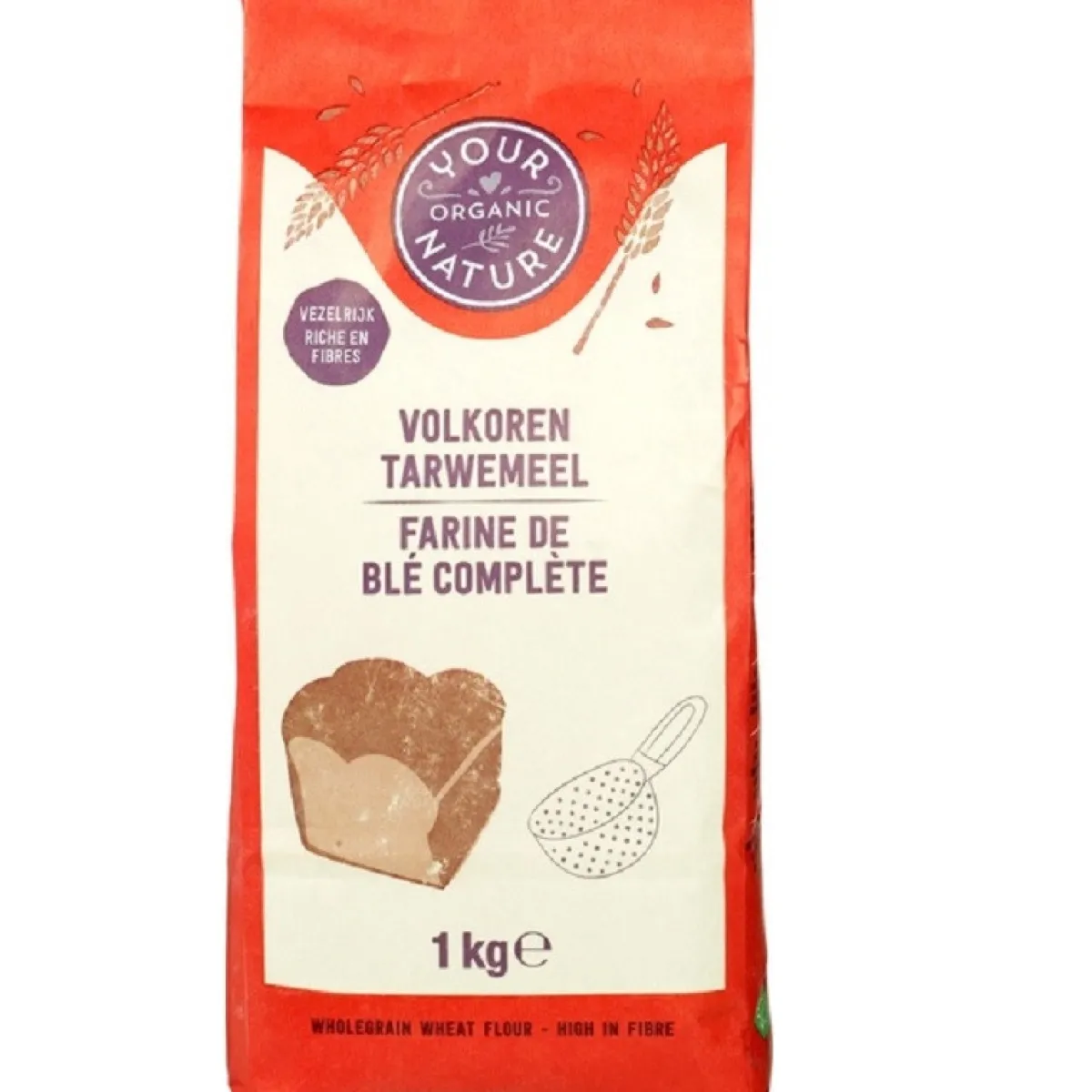 Clearance Your Organic Nature Tarwemeel Volkoren Biologisch 1kg