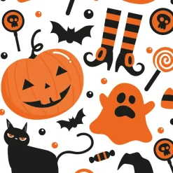 Decora Traktatiezakjes Halloween 12,5x3x24(h)cm 20 stuks**