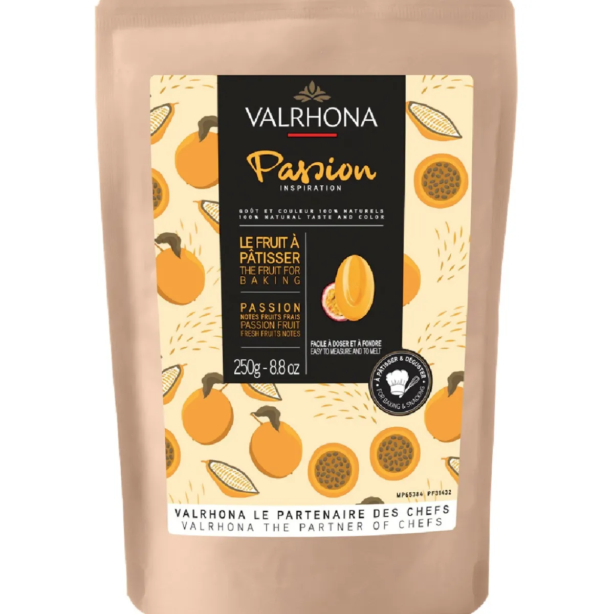 Sale Valrhona Chocolade Druppels Passievrucht 250g
