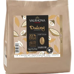 Sale Valrhona Chocolade Druppels Blond Dulcey (35%) 1kg