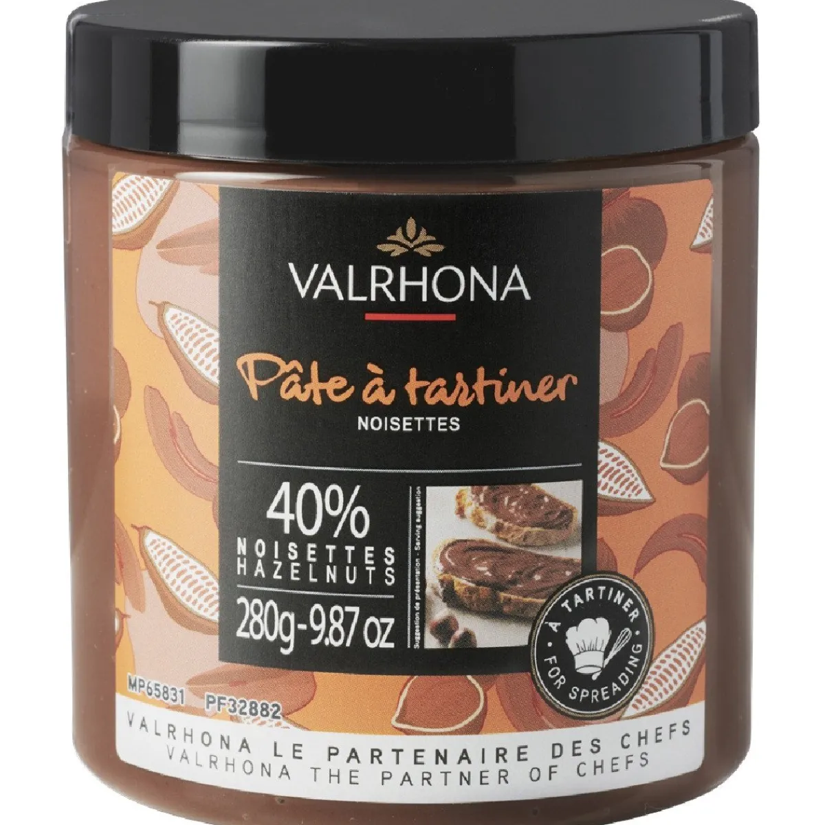 Best Valrhona Chocolade Hazelnootpasta 280g