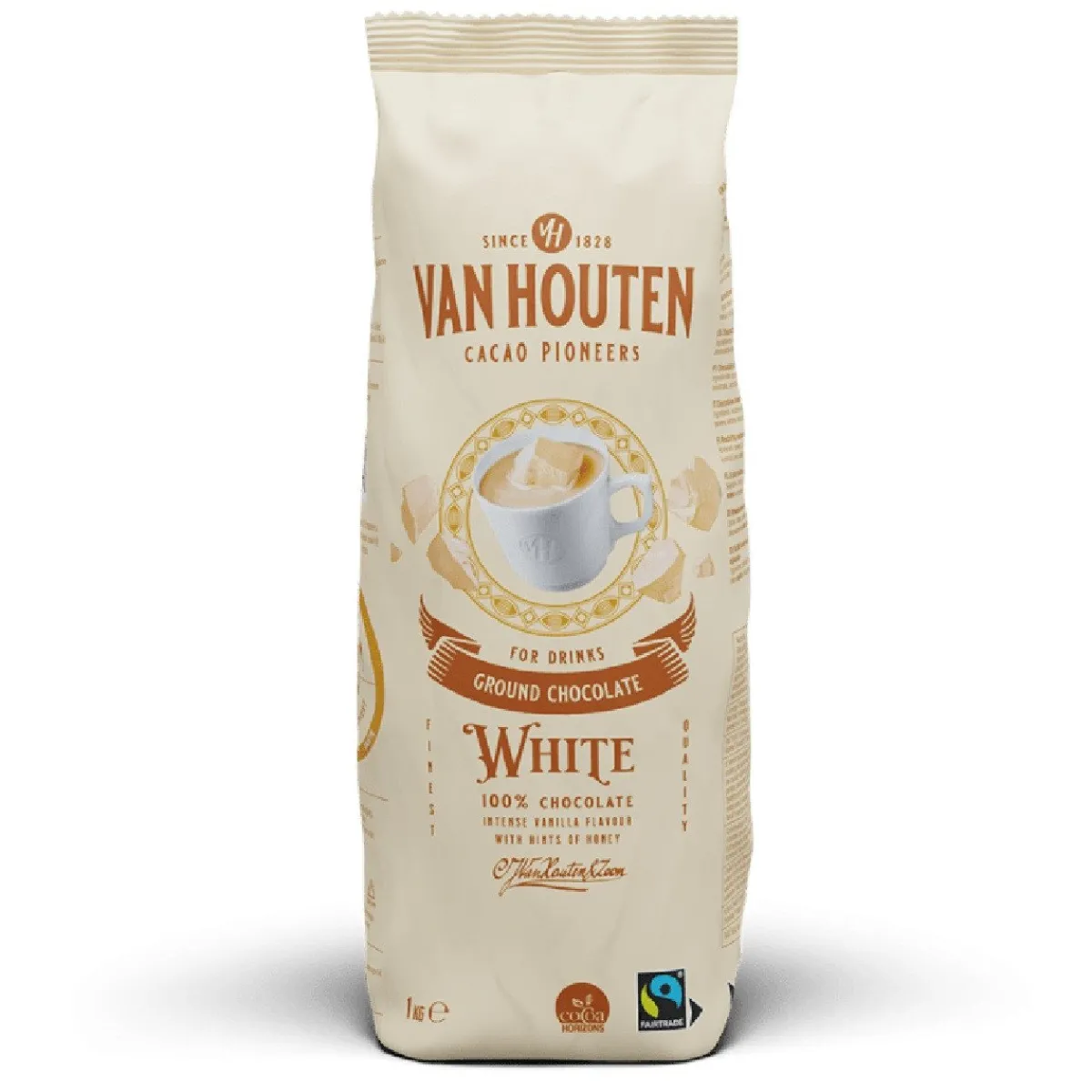 New Van Houten Hot Chocolate Wit 1kg