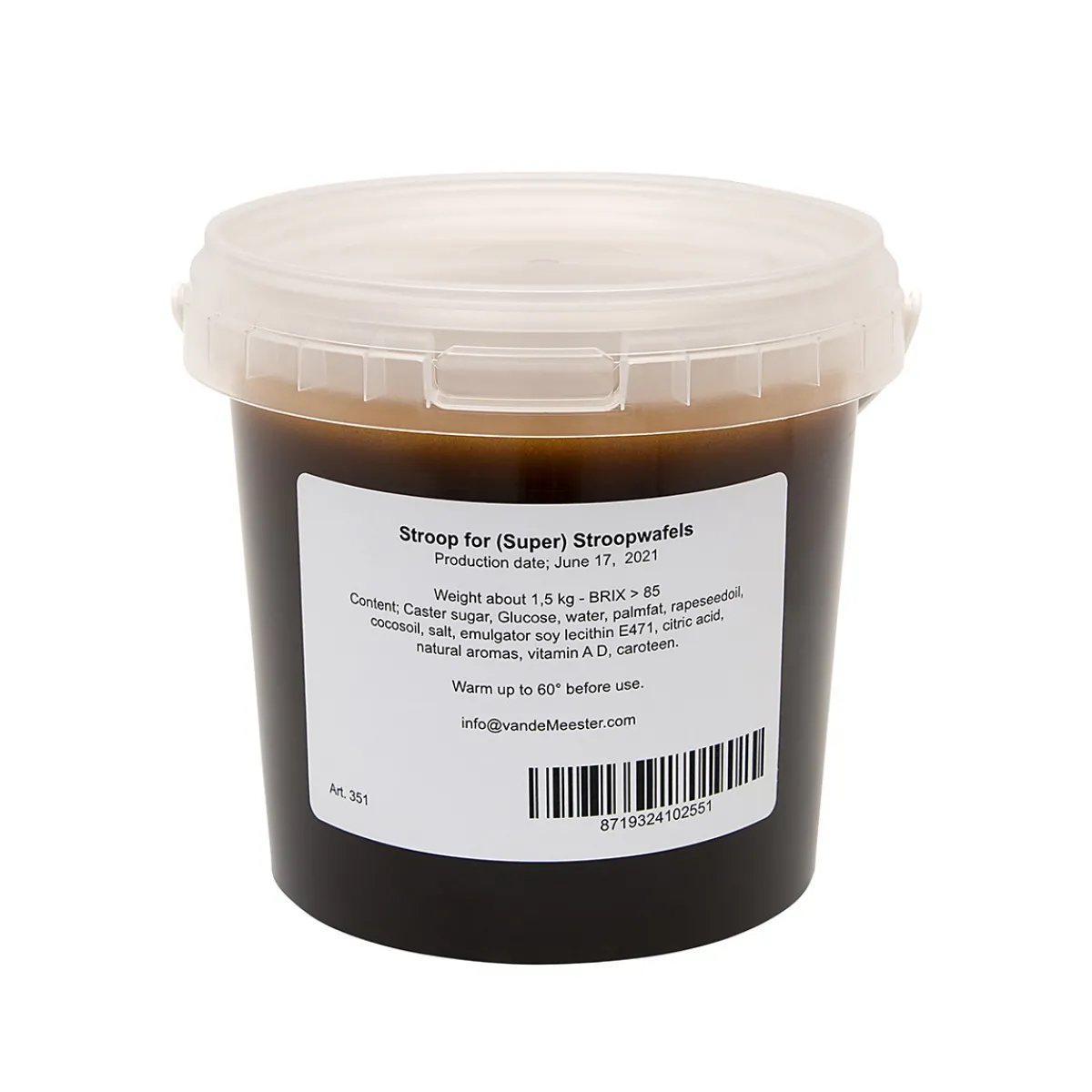 Van de Meester VanDeMeester Stroopwafelstroop 1,5kg