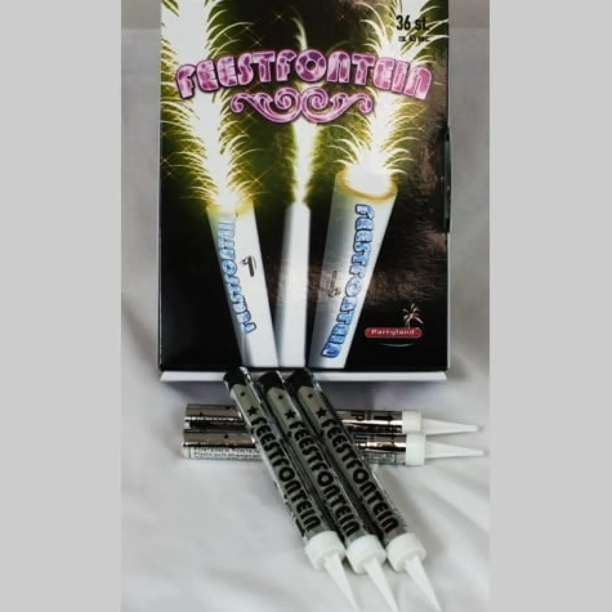 Best Overig Vuurwerk Feestfontein met Voetje Zilver 45sec. 36st.