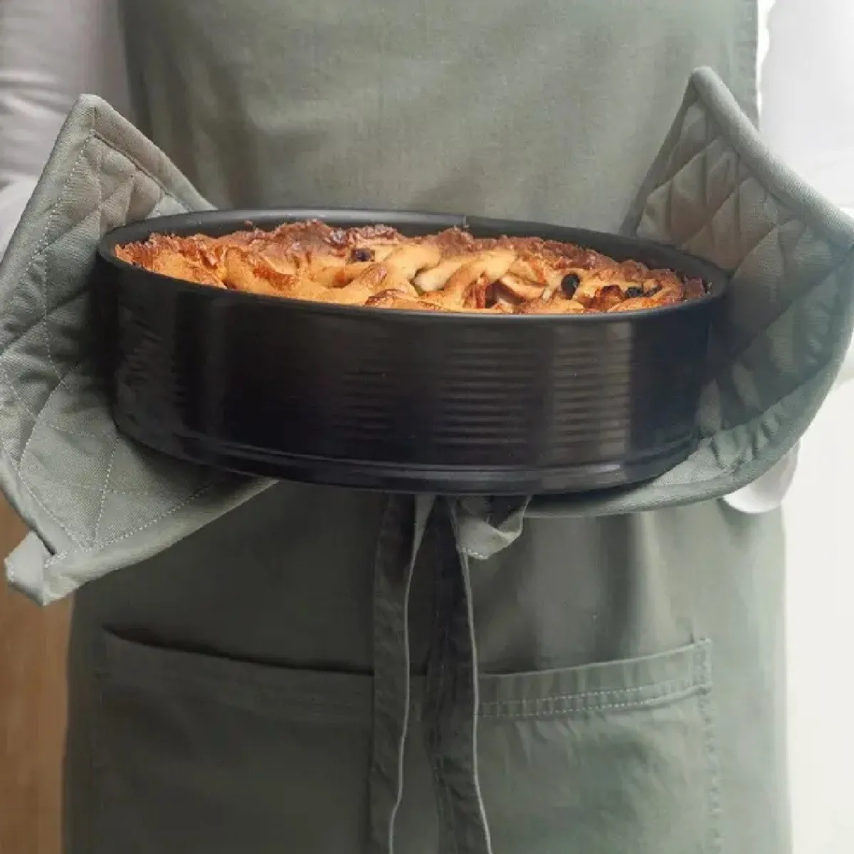 New Walra Keukenschort Legergroen