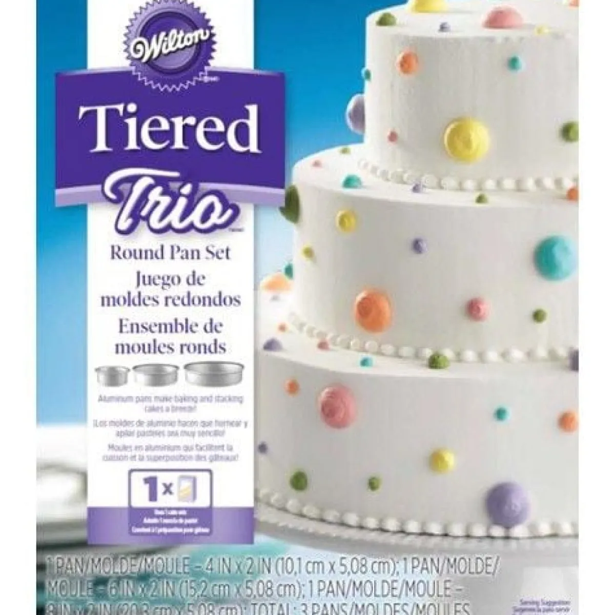 Discount Wilton Bakvormen Rond 5cm(h) set/3