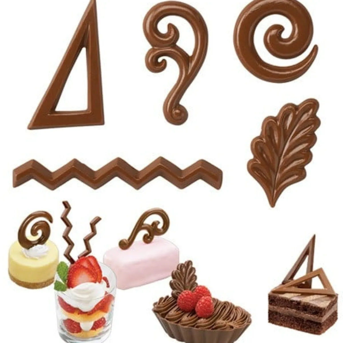 Hot Wilton Chocolademal Galettes (10x)