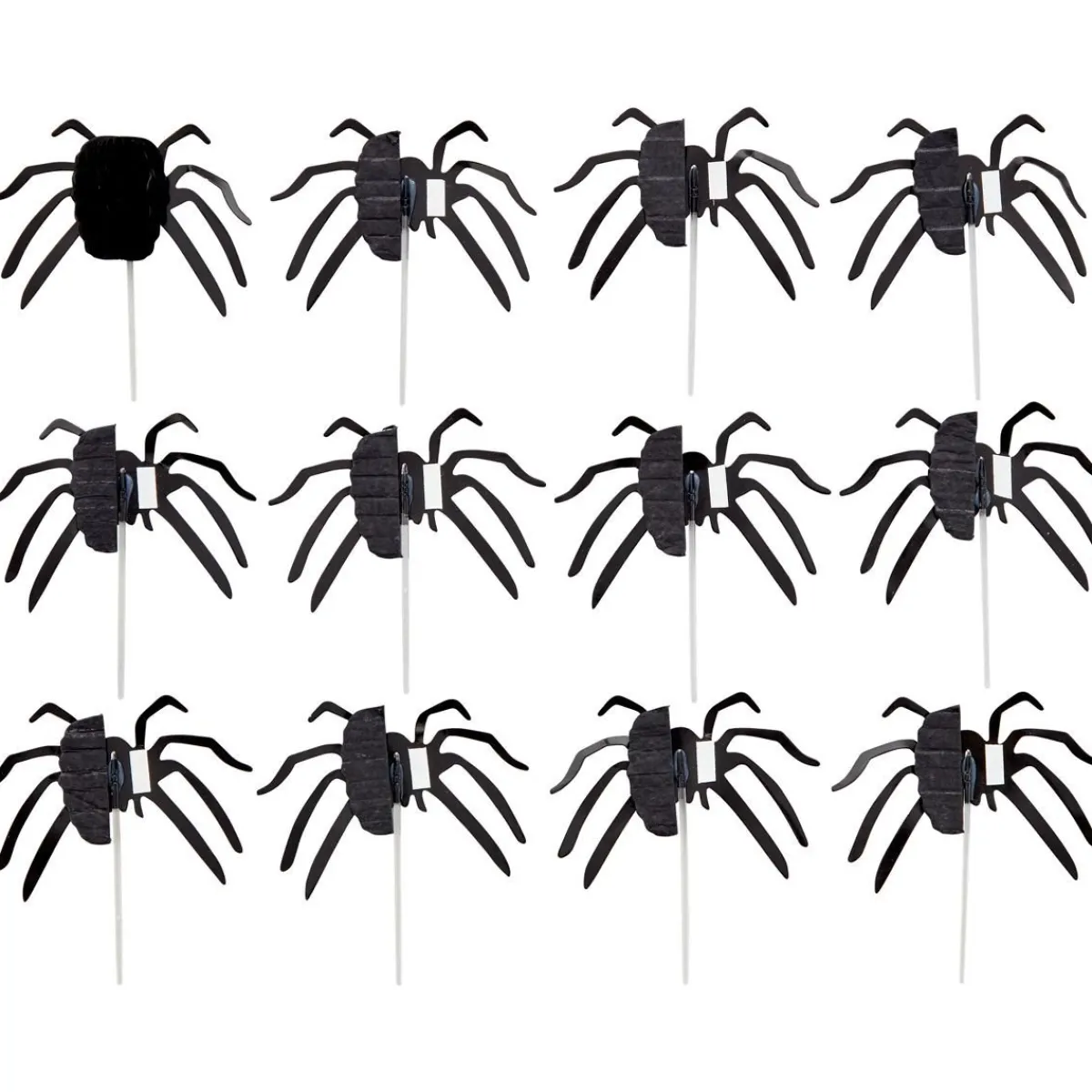 New Wilton Cupcake Toppers Halloween Spinnen 12st