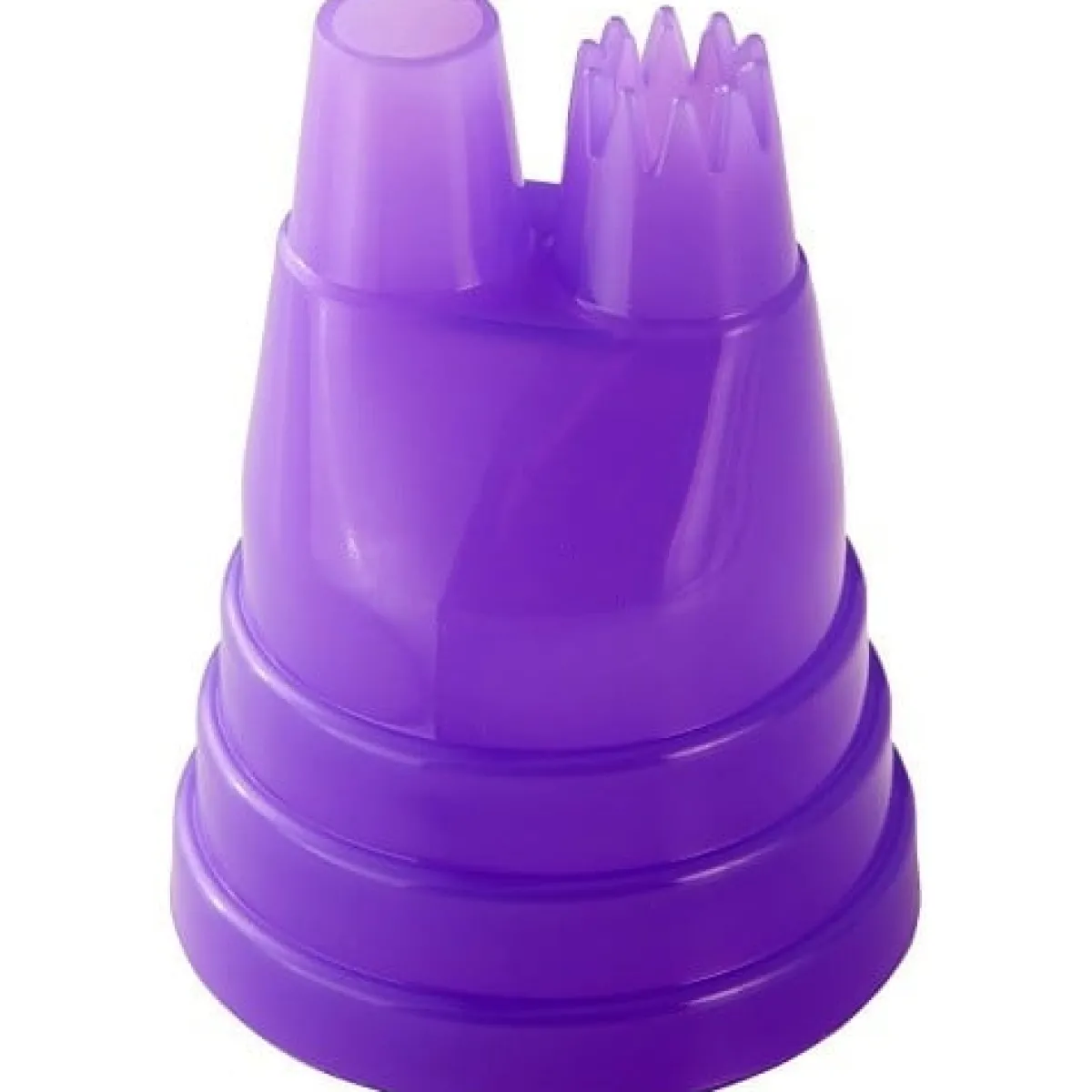 New Wilton Duo-Spuitmondje Ster/Glad en 2 Spuitzakken**