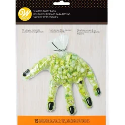 New Wilton Handvormige Traktatiezakjes Halloween 15st