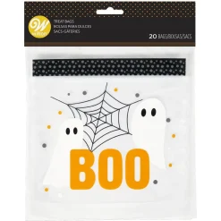 Clearance Wilton Hersluitbare Traktatiezakjes Halloween Boo 20st