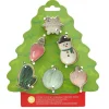 Best Wilton Koekjesuitsteker Kerstboom Set/6**