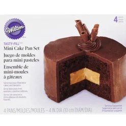 Clearance Wilton Mini Bakvorm Gevulde Cake Ø10cm Set/4