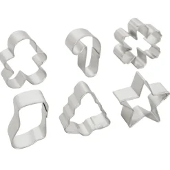 Clearance Wilton Mini Koekjesuitsteker Kerstkrans Set/6