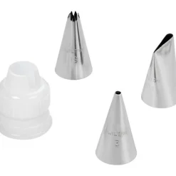 Online Wilton Spuitmondjes Set (#3, #18, #104, adapter)