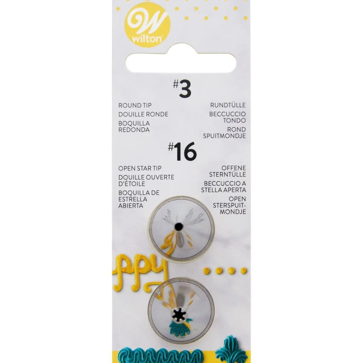 Wilton Spuitmondjes Set #003 #016