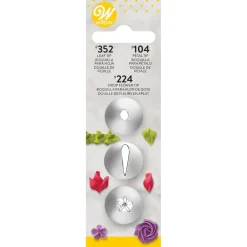 Outlet Wilton Spuitmondjes Set #104, #352, #224