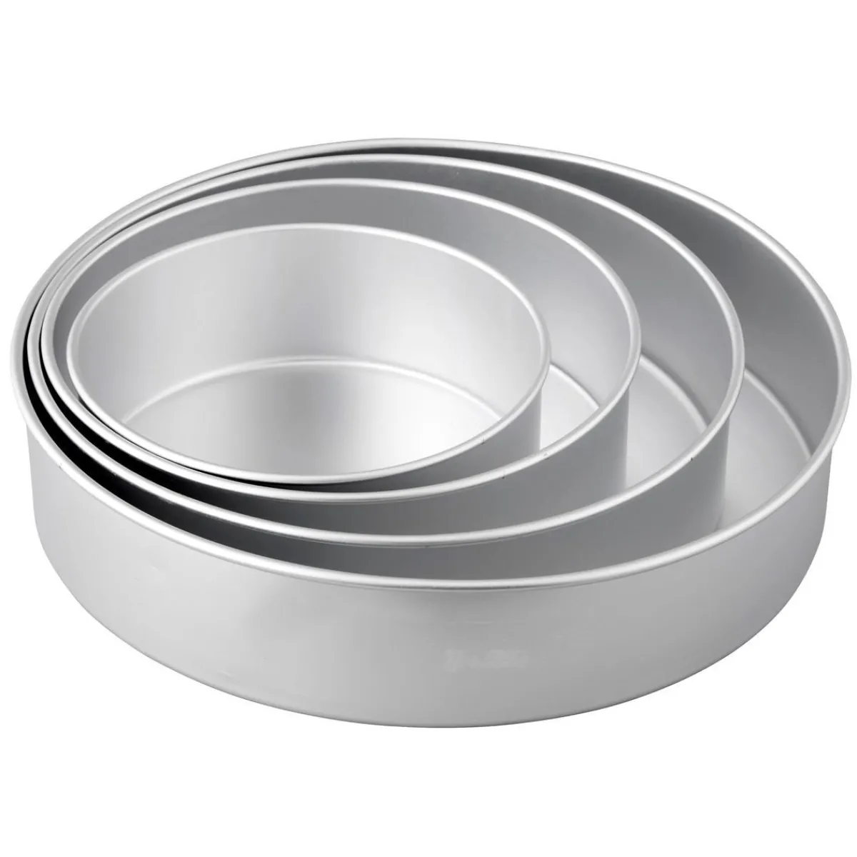 Wilton Taartpan Rond 7,5cm(h) Set/4