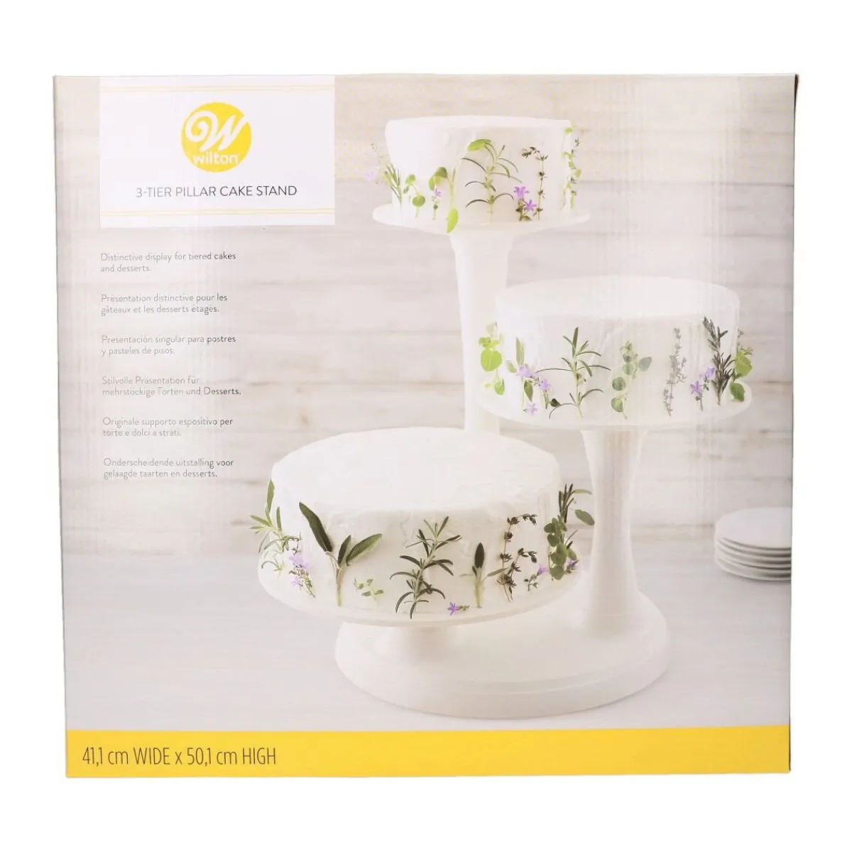 Outlet Wilton Taartstandaard 3 Etages Wit