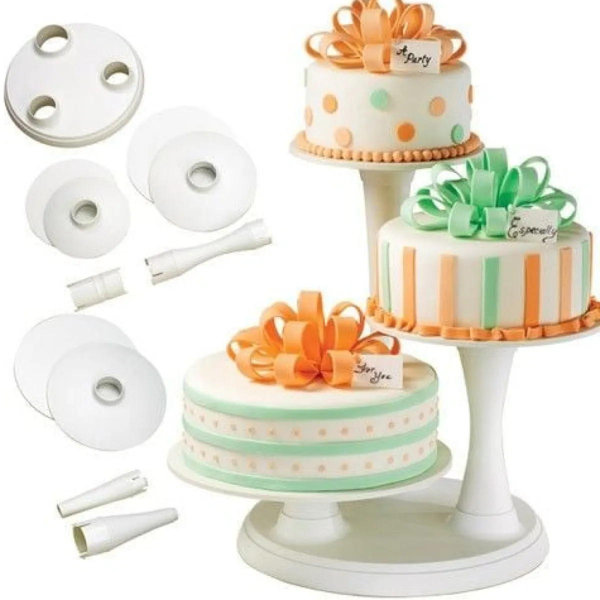 Outlet Wilton Taartstandaard 3 Etages Wit