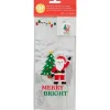 Best Wilton Traktatiezakjes Kerstman Merry & Bright 20st