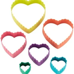 Sale Wilton Uitstekers Hart Dubbelzijdig Set/6