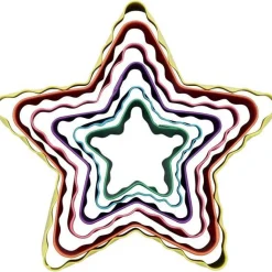 Clearance Wilton Uitstekers Ster Dubbelzijdig Set/6