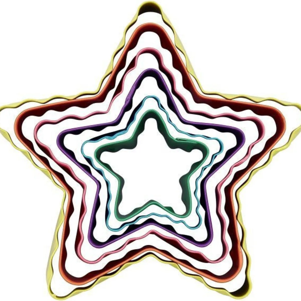 Clearance Wilton Uitstekers Ster Dubbelzijdig Set/6