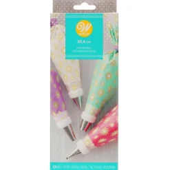 Best Wilton Wegwerp Spuitzakken Bloemen 30cm 10st.