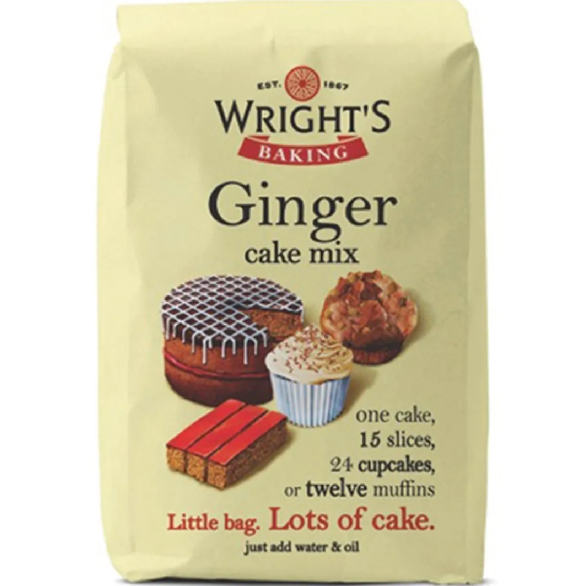 Online Wright´s Wright's Gember Cakemix 500g