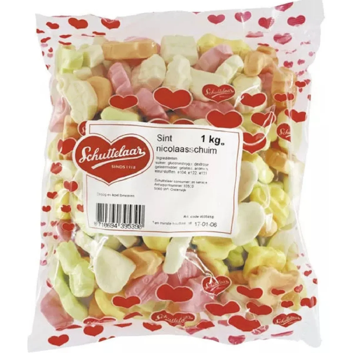 Clearance Overig Zachte Schuimpjes Sinterklaas 1kg